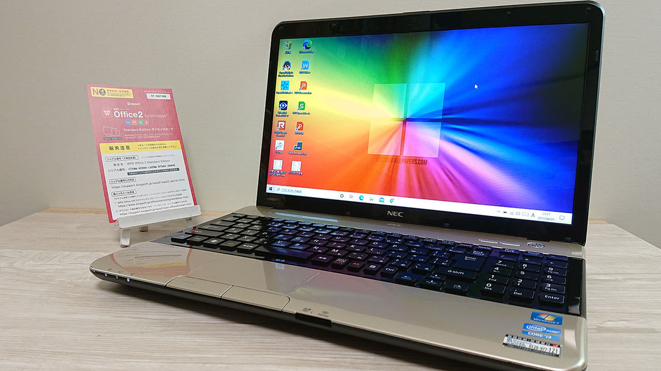 オンラインショップ：ノートPC：NEC LS350/F☆SSD256GB☆メモリ8GB☆Core i3-2330M☆Blu-ray｜中古